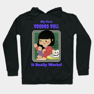 My First Voodoo Doll - Vintage Dark Humour Hoodie